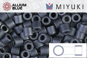 MIYUKI Delica® Seed Beads (DBL0301) 8/0 Round Large - Matte Gunmetal