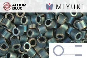 MIYUKI Delica® Seed Beads (DBL0324) 8/0 Round Large - Matte Metallic Patina Iris - 关闭视窗 >> 可点击图片