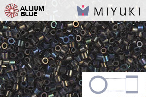 MIYUKI Delica® Seed Beads (DBS0007) 15/0 Round Small - Metallic Brown Iris