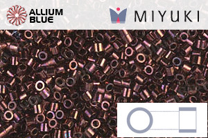 MIYUKI Delica® Seed Beads (DBS0012) 15/0 Round Small - Metallic Dark Raspberry - 关闭视窗 >> 可点击图片