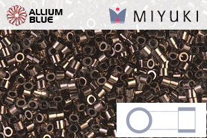 MIYUKI Delica® Seed Beads (DBS0022) 15/0 Round Small - Metallic Dark Bronze - Click Image to Close