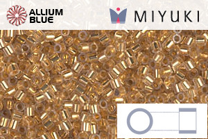 MIYUKI Delica® Seed Beads (DBS0033) 15/0 Round Small - 24kt Gold Lined Crystal - Haga Click en la Imagen para Cerrar