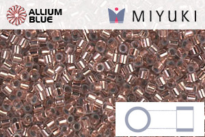 MIYUKI Delica® Seed Beads (DBS0037) 15/0 Round Small - Copper Lined Crystal