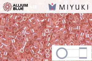 MIYUKI Delica® Seed Beads (DBS0106) 15/0 Round Small - Shell Pink Luster