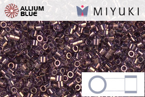 MIYUKI Delica® Seed Beads (DBS0117) 15/0 Round Small - Violet Gold Luster