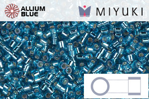 MIYUKI Delica® Seed Beads (DBS0149) 15/0 Round Small - Silver Lined Capri Blue - 关闭视窗 >> 可点击图片