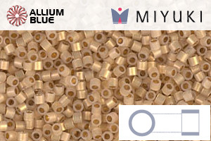 MIYUKI Delica® Seed Beads (DBS0230) 15/0 Round Small - 24kt Gold Lined Opal - 5gr - 关闭视窗 >> 可点击图片