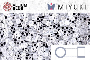 MIYUKI Delica® Seed Beads (DBS0231) 15/0 Round Small - Crystal Ceylon - 关闭视窗 >> 可点击图片