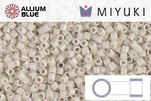 MIYUKI Delica® Seed Beads (DBS0261) 15/0 Round Small - Opaque Linen Luster