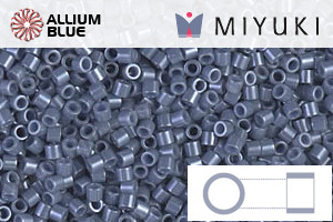 MIYUKI Delica® Seed Beads (DBS0267) 15/0 Round Small - Opaque Smoke Luster