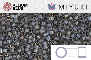 MIYUKI Delica® Seed Beads (DBS0307) 15/0 Round Small - Matte Metallic Silver Gray