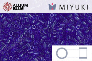 MIYUKI Delica® Seed Beads (DBS0707) 15/0 Round Small - Transparent Cobalt - 關閉視窗 >> 可點擊圖片