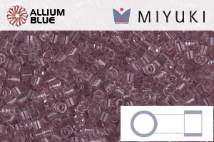 MIYUKI Delica® Seed Beads (DBS0711) 15/0 Round Small - Transparent Smoky Amethyst - Click Image to Close