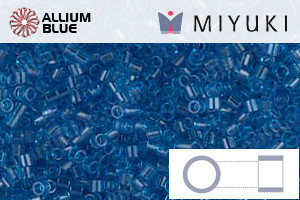MIYUKI Delica® Seed Beads (DBS0714) 15/0 Round Small - Transparent Capri Blue