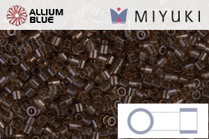 MIYUKI Delica® Seed Beads (DBS0715) 15/0 Round Small - Transparent Root Beer