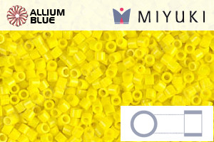 MIYUKI Delica® Seed Beads (DBS0721) 15/0 Round Small - Opaque Yellow - 關閉視窗 >> 可點擊圖片