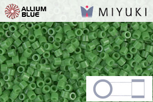 MIYUKI Delica® Seed Beads (DBS0724) 15/0 Round Small - Opaque Green