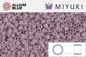 MIYUKI Delica® Seed Beads (DBS0728) 15/0 Round Small - Opaque Mauve - Click Image to Close