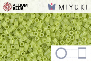 MIYUKI Delica® Seed Beads (DBS0733) 15/0 Round Small - Opaque Chartreuse - 關閉視窗 >> 可點擊圖片