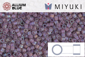 MIYUKI Delica® Seed Beads (DBS0869) 15/0 Round Small - Matte Transparent Mauve AB - 关闭视窗 >> 可点击图片