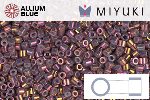 MIYUKI Delica® Seed Beads (DBS1013) 15/0 Round Small - Metallic Teaberry Luster - 关闭视窗 >> 可点击图片