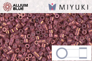 MIYUKI Delica® Seed Beads (DBS1016) 15/0 Round Small - Metallic Rhubarb Luster - 关闭视窗 >> 可点击图片