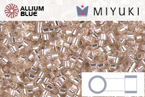 MIYUKI Delica® Seed Beads (DBS1203) 15/0 Round Small - Silver Lined Pink Mist - Haga Click en la Imagen para Cerrar