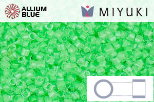 MIYUKI Delica® Seed Beads (DB2040) 11/0 Round - Luminous Mint Green - Haga Click en la Imagen para Cerrar