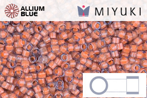 MIYUKI Delica® Seed Beads (DB2042) 11/0 Round - Luminous Sea Coral - Click Image to Close