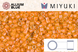 MIYUKI Delica® Seed Beads (DB2045) 11/0 Round - Luminous Mango - 关闭视窗 >> 可点击图片