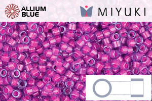 MIYUKI Delica® Seed Beads (DB2049) 11/0 Round - Luminous Hot Pink - Click Image to Close