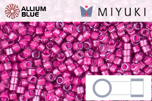 MIYUKI Delica® Seed Beads (DB2050) 11/0 Round - Luminous Jazzberry - Click Image to Close