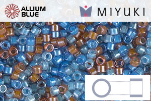 MIYUKI Delica® Seed Beads (DB2068) 11/0 Round - Luminous Mix 8