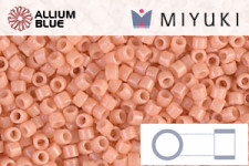 MIYUKI Delica® Seed Beads (DB2111) 11/0 Round - Duracoat Op Tea Rose