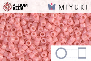MIYUKI Delica® Seed Beads (DB2113) 11/0 Round - DURACOAT Op Lychee - Click Image to Close