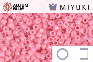 MIYUKI Delica® Seed Beads (DB2116) 11/0 Round - Duracoat Op Lt Carnation - 關閉視窗 >> 可點擊圖片