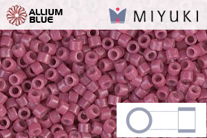 MIYUKI Delica® Seed Beads (DB2118) 11/0 Round - Duracoat Op Pansy - Haga Click en la Imagen para Cerrar