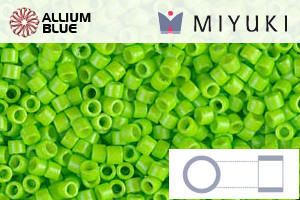 MIYUKI Delica® Seed Beads (DB2121) 11/0 Round - DURACOAT Op Kiwi