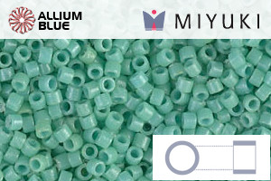 MIYUKI Delica® Seed Beads (DB2125) 11/0 Round - Duracoat Op Sea Opal - Haga Click en la Imagen para Cerrar
