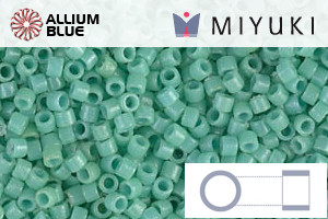 MIYUKI Delica® Seed Beads (DB2125) 11/0 Round - DURACOAT Op Sea Opal