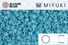 MIYUKI Delica® Seed Beads (DB2128) 11/0 Round - Duracoat Op Nile Blue