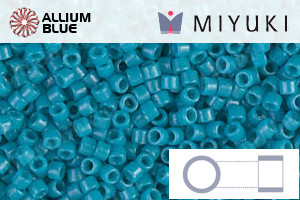 MIYUKI Delica® Seed Beads (DB2133) 11/0 Round - DURACOAT Op Azure - Click Image to Close