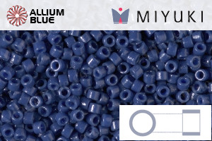 MIYUKI Delica® Seed Beads (DB2143) 11/0 Round - DURACOAT Opaque True Navy Blue - Click Image to Close