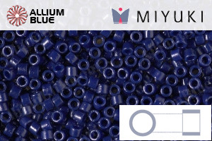 MIYUKI Delica® Seed Beads (DB2144) 11/0 Round - DURACOAT Opaque Dk. Navy Blue - 关闭视窗 >> 可点击图片