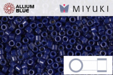 MIYUKI Delica® Seed Beads (DB2144) 11/0 Round - DURACOAT Opaque Dk. Navy Blue