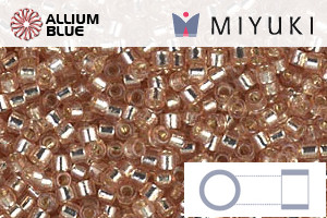 MIYUKI Delica® Seed Beads (DB2155) 11/0 Round - Duracoat Silver Lined Mica - 关闭视窗 >> 可点击图片