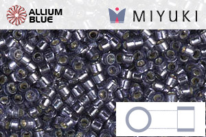 MIYUKI Delica® Seed Beads (DB2167) 11/0 Round - DURACOAT Silver Lined Prussian Blue