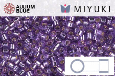 MIYUKI Delica® Seed Beads (DB2168) 11/0 Round - Duracoat Silver Lined Orchid