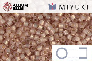 MIYUKI Delica® Seed Beads (DB2177) 11/0 Round - Duracoat Silver Lined Semi-Matte Mica - 關閉視窗 >> 可點擊圖片