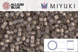 MIYUKI Delica® Seed Beads (DB2184) 11/0 Round - Duracoat Silver Lined Semi-Matte Bramble - Haga Click en la Imagen para Cerrar